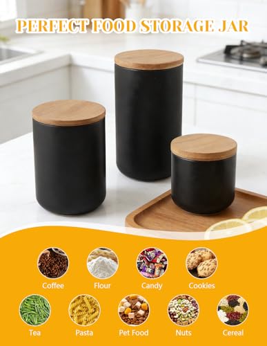 1000ml 33.8oz Ceramic Food Storage Containers with Lids