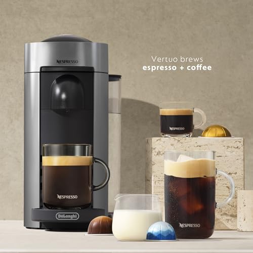 Nespresso Vertuo Plus Coffee and Espresso Maker by De'Longhi