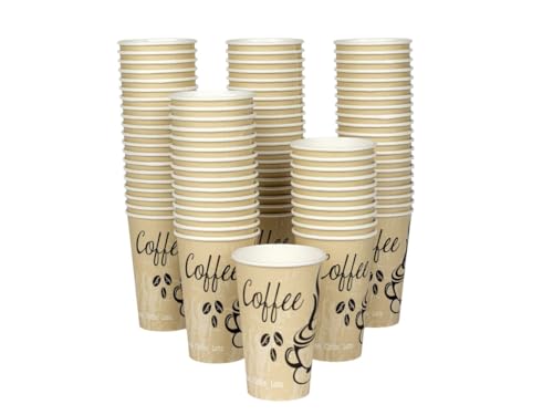 Disposable Coffee Cups (100 Count)