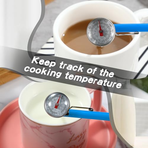 6 Pcs Stainless Steel Kitchen Dial Thermometer 5" (6 Count)