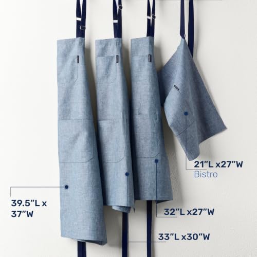 100% Pure Linen Kitchen Apron