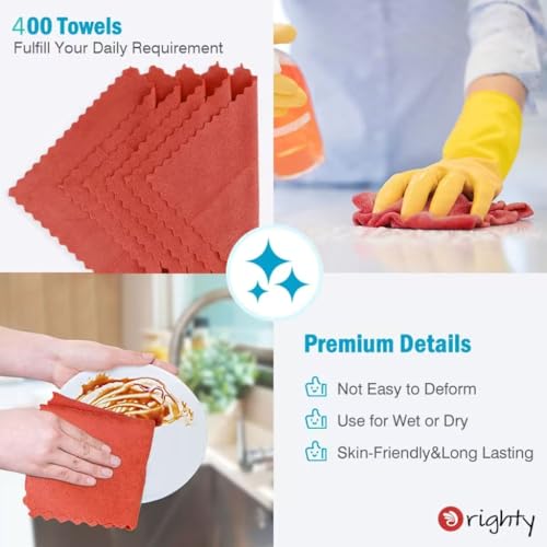 Microfiber Cleaning Cloth (400 Count)