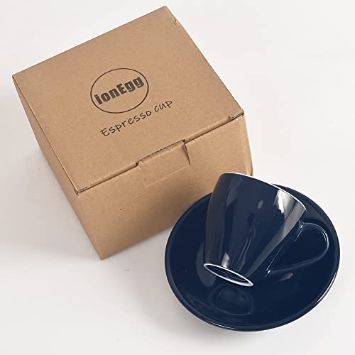 Porcelain Espresso Cup with Saucer