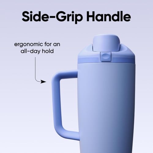FreeSip Tumbler Stainless Steel Water Bottle 40 oz Out of the Blue
