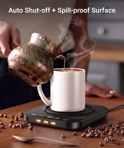 Smart Coffee Mug Warmer with LED Display