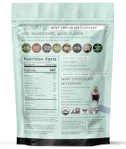 Organic Plant Based Protein Powder (20 Ounce)