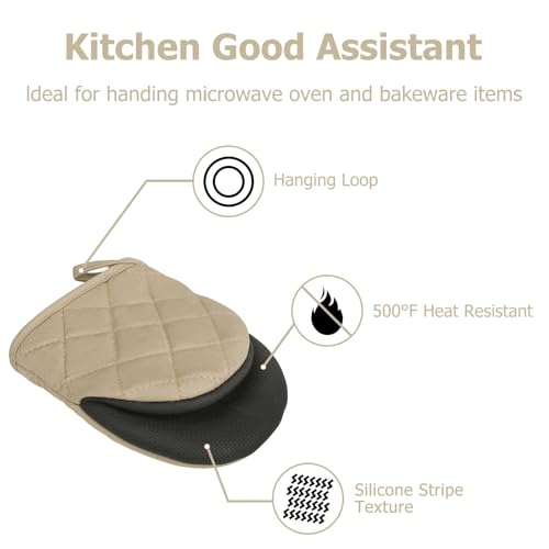 Oven Mitts and Pot Holders Set (4 Count)