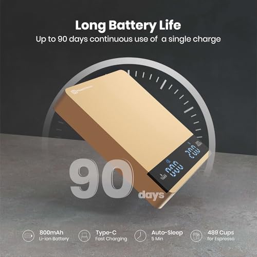 S1 Metal Mini Espresso Coffee Scale with Timer