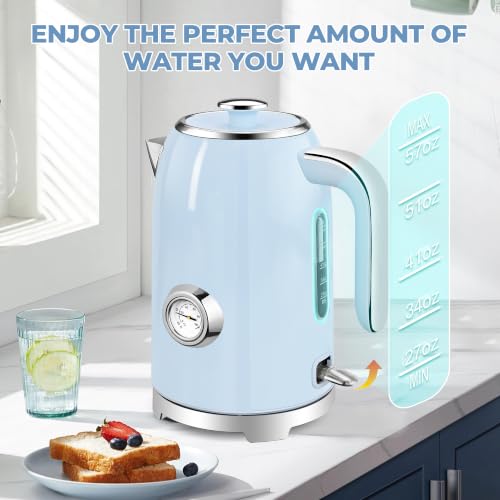 57oz Electric Kettle with Thermometer