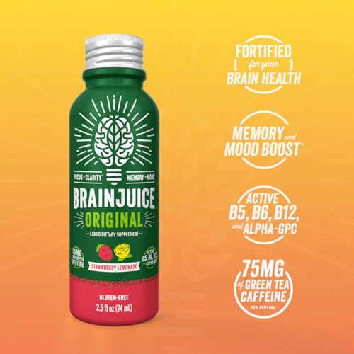 Strawberry Lemonade Nootropic Supplement Shot (30 Fl Oz)