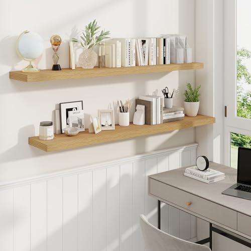 55 Inch Fireplace Mantel Shelf (2 Count)