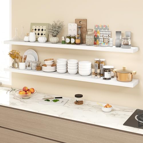 72 Inch Floating Shelves