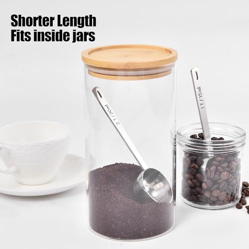 Metal 4.3in Long Handle Coffee Scoop for Ground Coffee