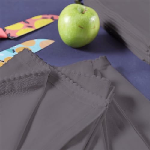 Hand Towels 100% Cotton Solid Kitchen Dish Cloths 18"x 28" (6 Count)