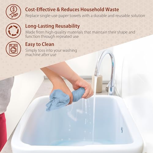 Microfiber Cleaning Cloth Roll (85 Count)