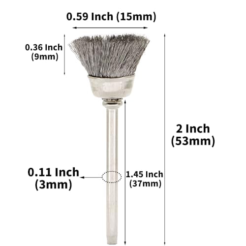 60 Piece Wire Brush Set