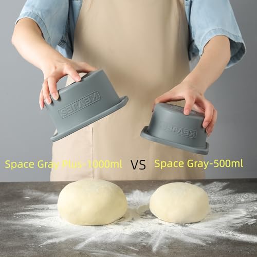 PLUS 1000ml Pizza Dough Proofing Boxes for DIY Artisan Pizza (4 Count)