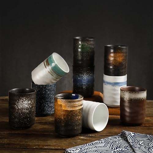 Stoneware Coffee Bar Utensil Holder Tea & Coffee Spoon & Stirrer Holder for Stir Stick Straw Teaspoon Holder Espresso Spoon Cup Small Utensil Jar