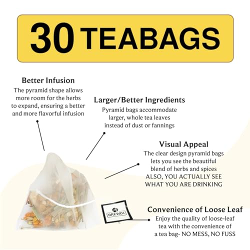 Turmeric Tea with Ashwagandha & Black Pepper (30 Count)