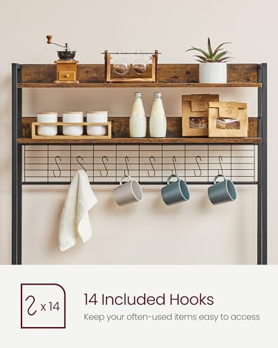 Bakers Rack with Power Outlet