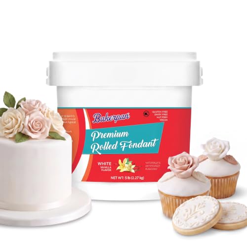 Premium Rolled White Fondant for Cake Decorating (80 Ounce)