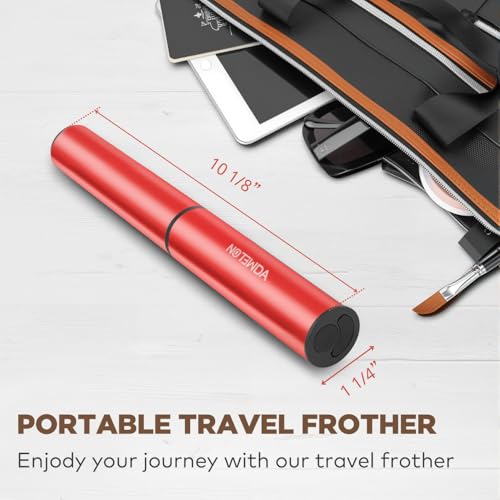 Milk Frother Rechargeable Battery Operated Frother for Coffee