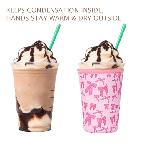 Reusable 3 Pack Iced Coffee Cup Sleeve (3 Count)