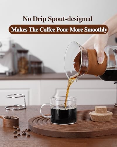 Pour Over Coffee Maker with Double
