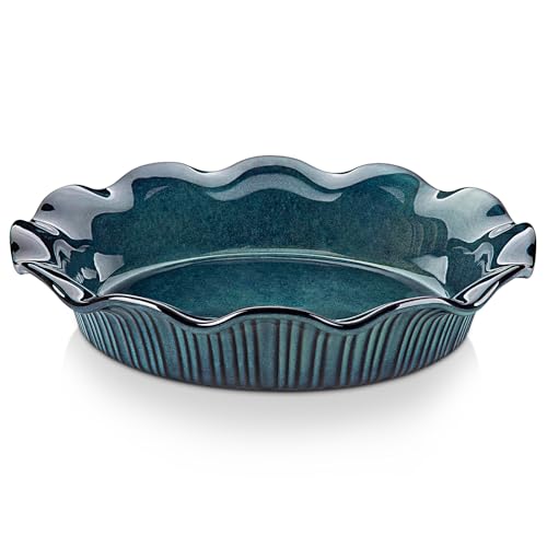 Ceramic Pie Pan for Baking (42 Ounce)