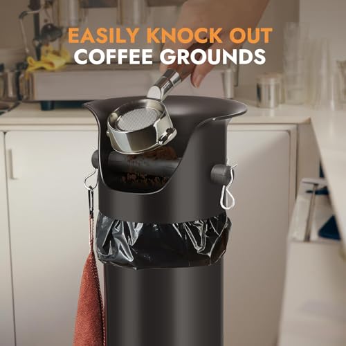 Espresso Coffee Knock Box with Garbage Bags