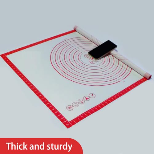 Pastry Dough Mat Silicone Baking Mats for Rolling Out Dough