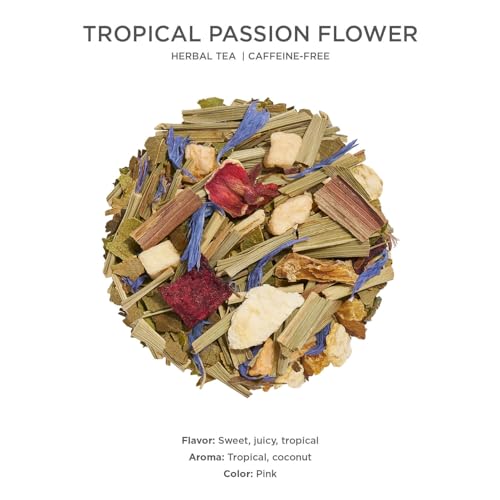 Tropical Passion Flower Herbal Tea Canister