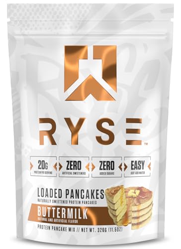 RYSE Loaded Protein Pancake & Waffle Mix (11.4993 Ounce)