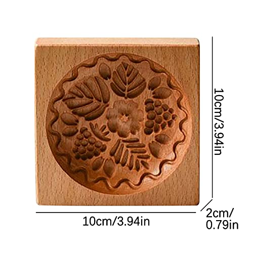 Wooden Cookie Biscuit Mold