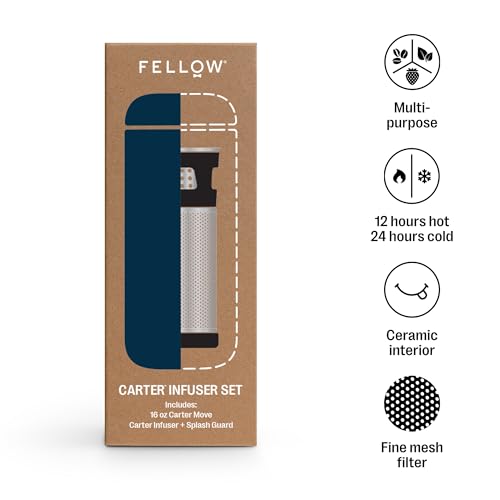 Carter Tea Infuser for Loose Leaf Tea and Cold Brew (16 Fl Oz)