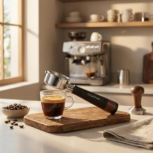 54mm Bottomless Portafilter for Breville 3 Ear Aluminum Handle