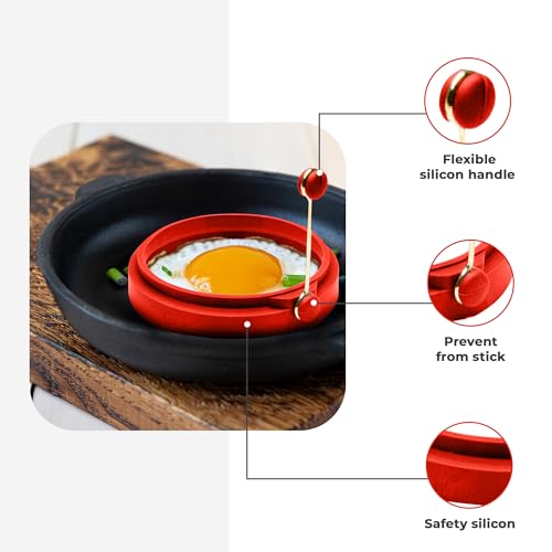 Professional 4 Inch Silicone Egg Ring