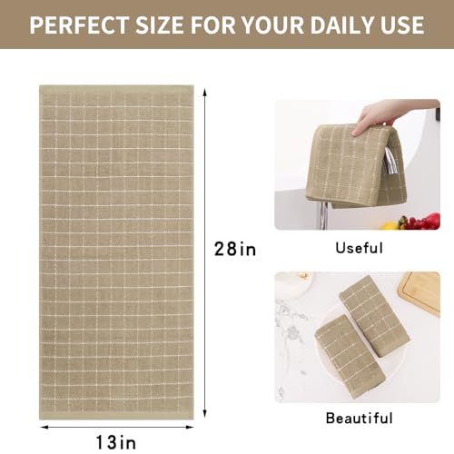 100% Cotton Terry Kitchen Towels (4 Count)
