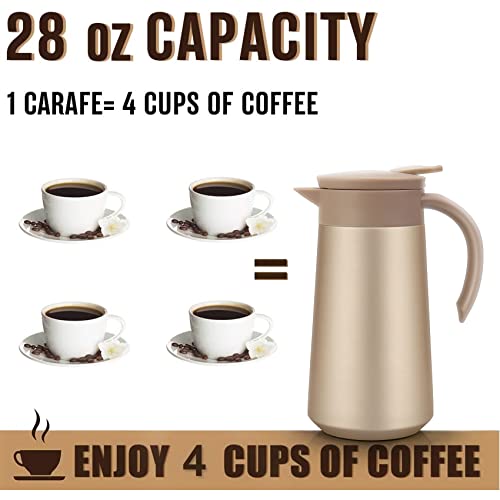 28oz Small Coffee Carafe Insulated Coffee Pot