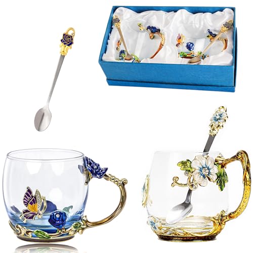 Tea Cup Glass Coffee Mugs (34.99 Count)