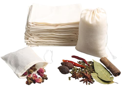 Spice Bags 20pcs Reusable Empty Tea Bags (20 Count)