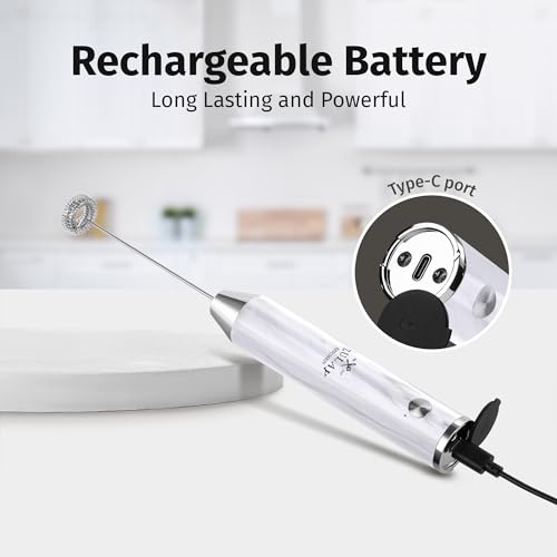 Rechargeable Milk Frother Handheld