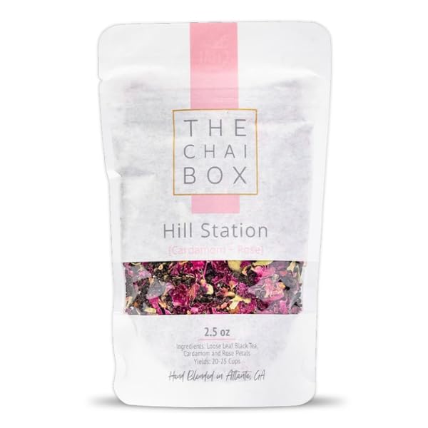 Traditional Cardamom Chai with Rose (2.5 Ounce)