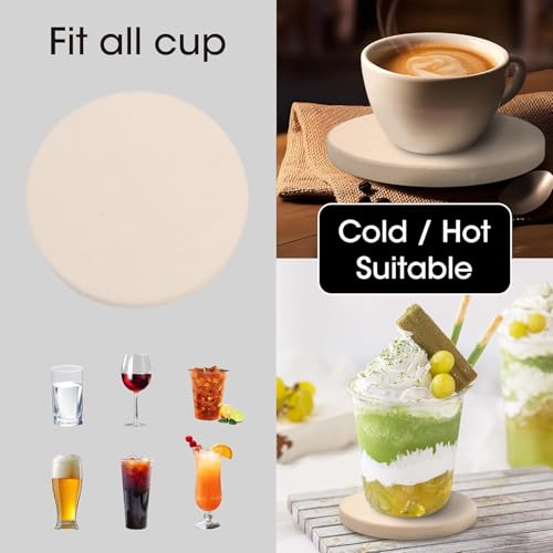 Absorbent Stone Coasters Set of 4 (4 Count)