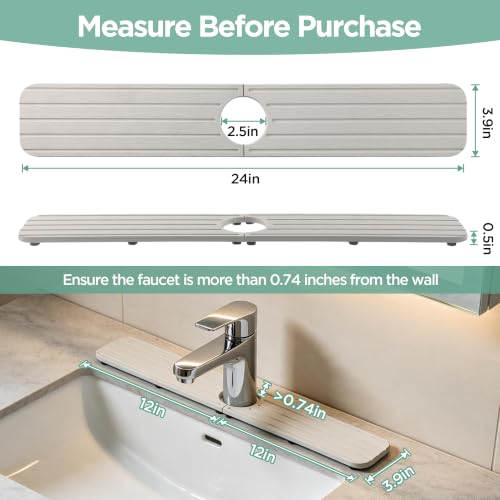 Faucet Mat for Kitchen Sink