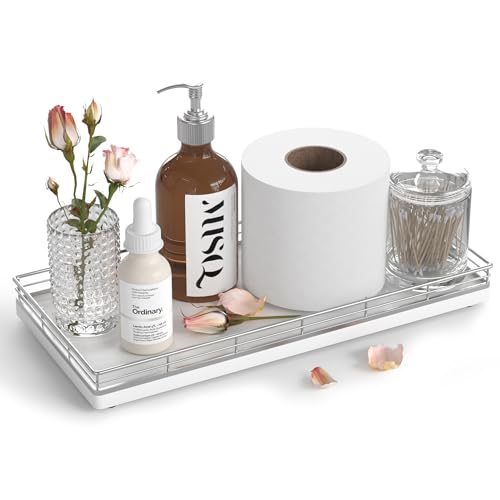 Oak Bathroom Toilet Tank Tray