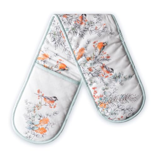 Double Oven Mitts 100% Cotton Double Oven Glove