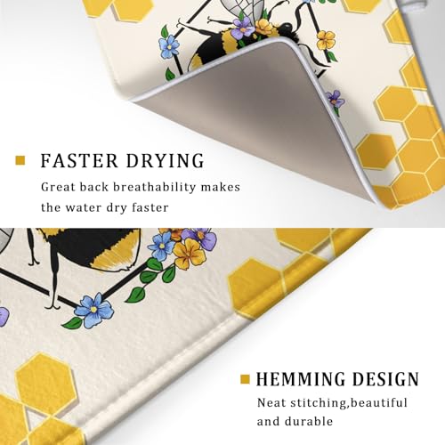 Bee Kind Dish Drying Mat