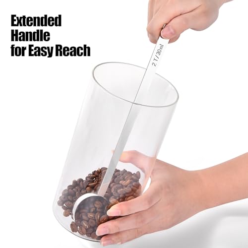Metal 8.5in Long Handle Coffee Scoop for Ground Coffee