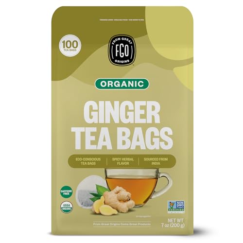 Organic Ginger Tea (100 Count)